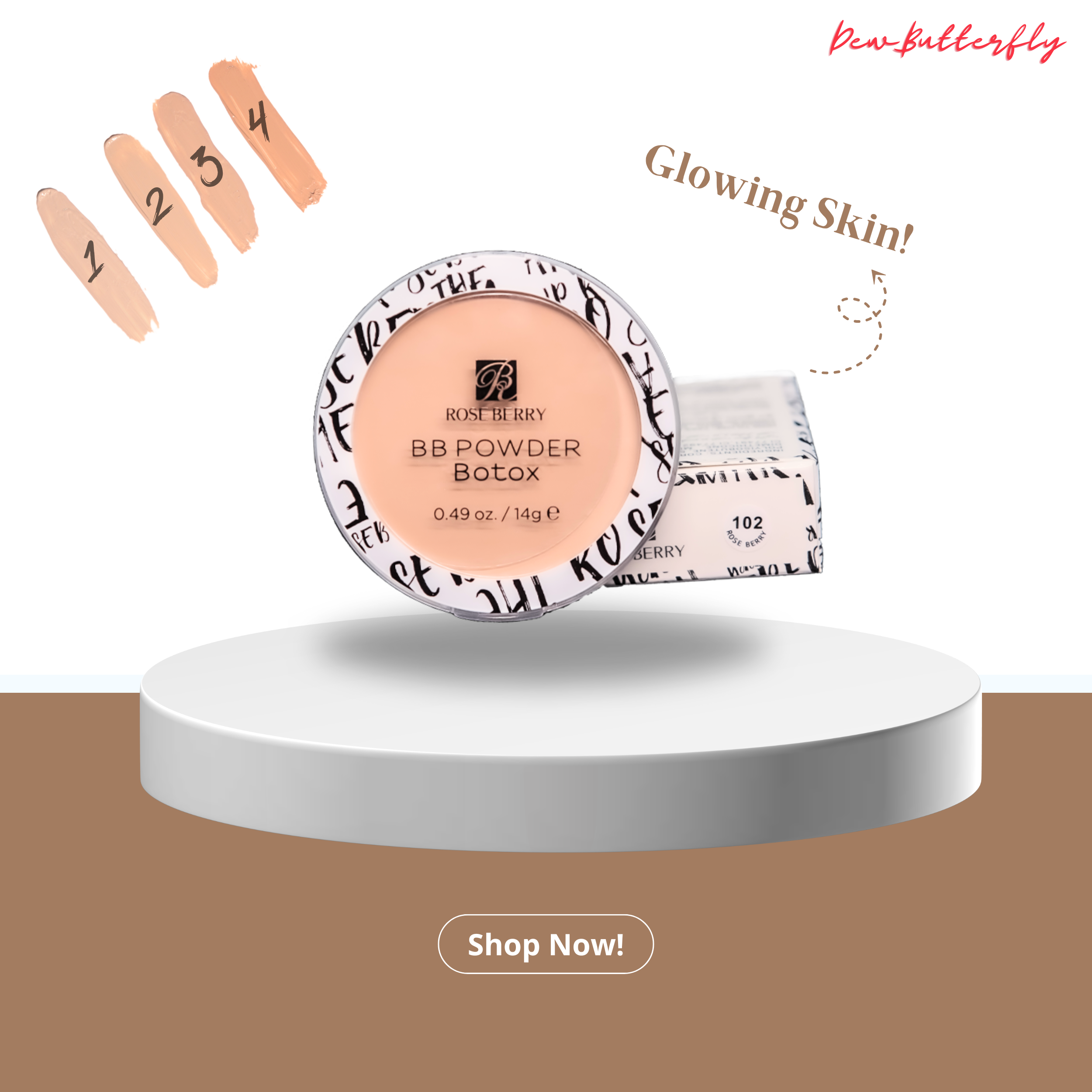 Roseberry Botox BB Powder Foundation